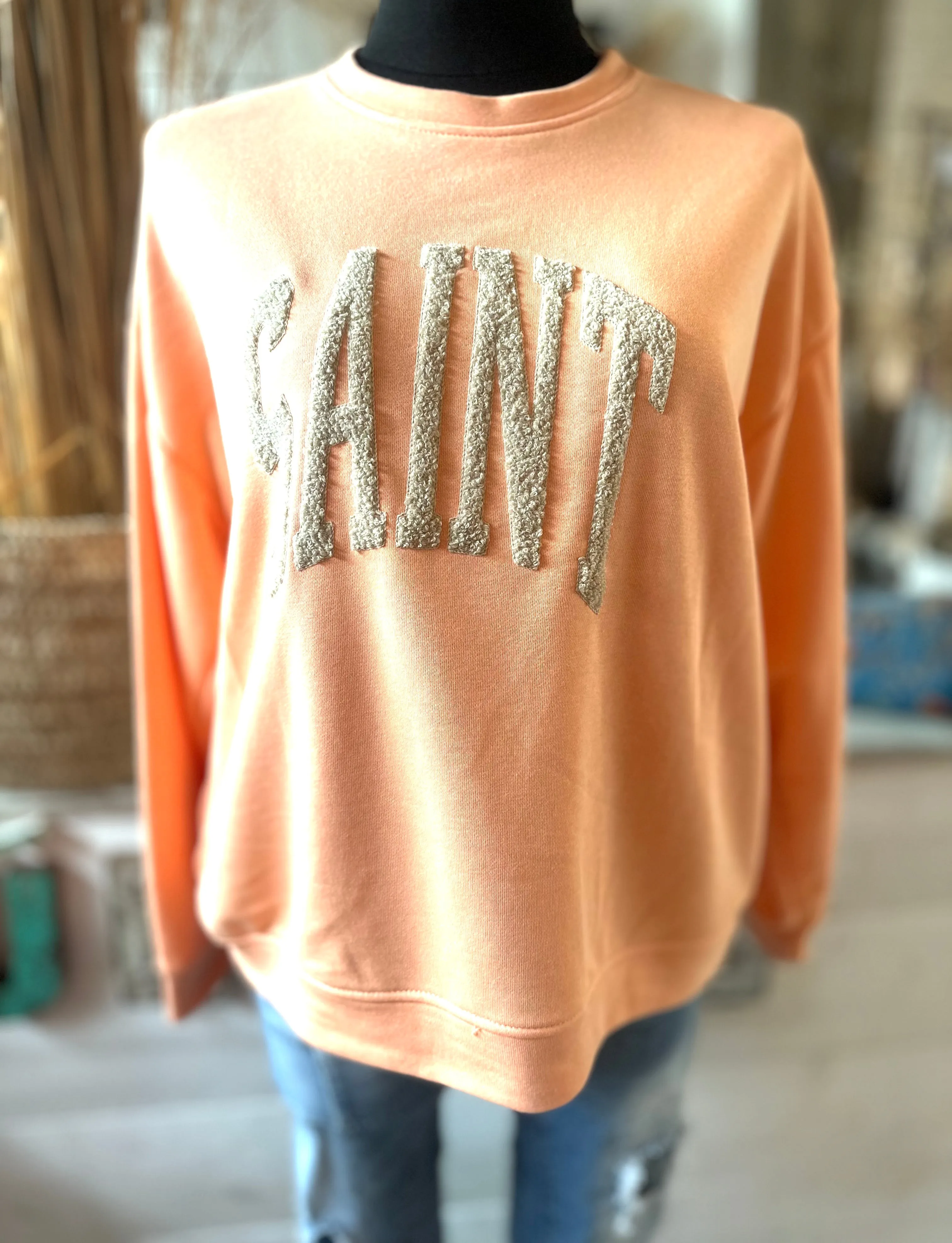 Sweat Shirt Patches Saint